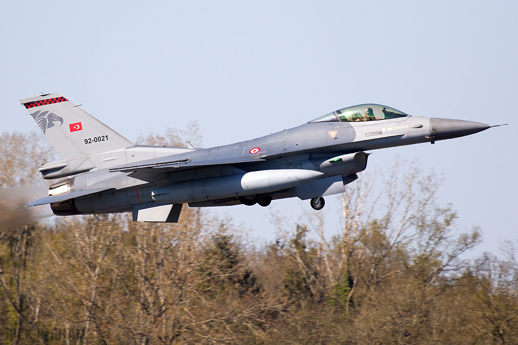 Lockheed Martin F-16C Fighting Falcon - 92-0021 - Turkish Air Force