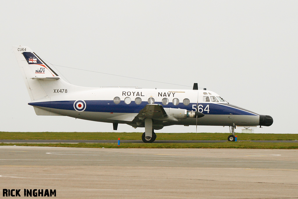 Scottish Aviation Jetstream T2 - XX478/564 - Royal Navy