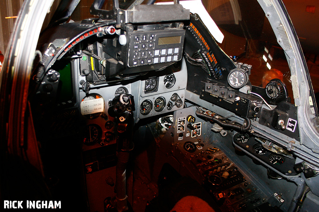 Cockpit of British Aerospace Sea Harrier T8 - ZD990/T90 - Royal Navy
