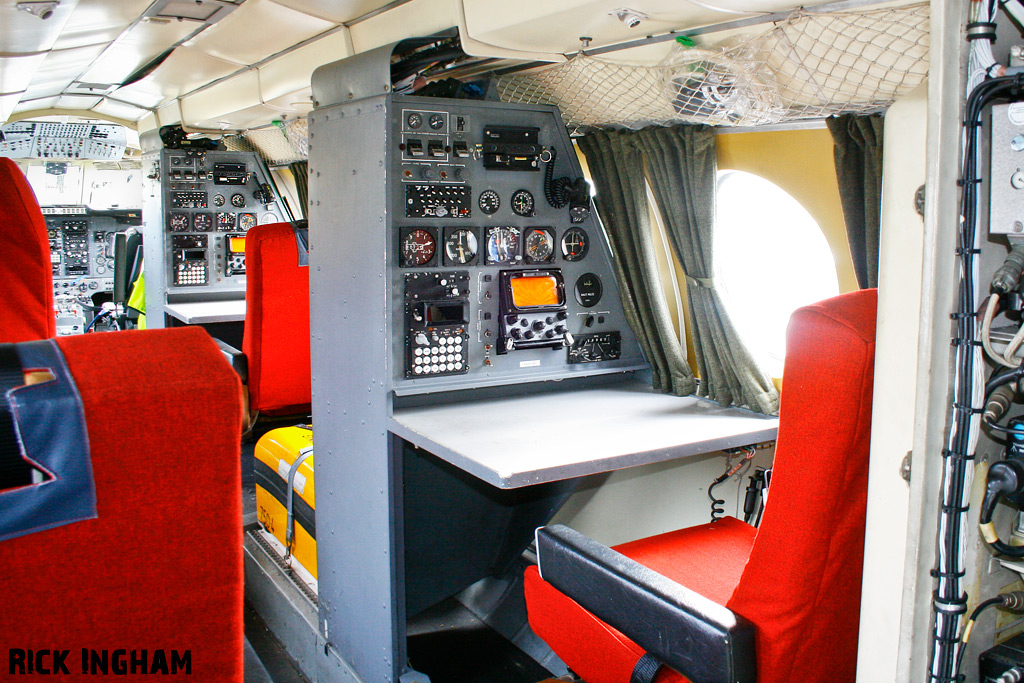 Cabin of Scottish Aviation Jetstream T2 - ZA111/565 - Royal Navy