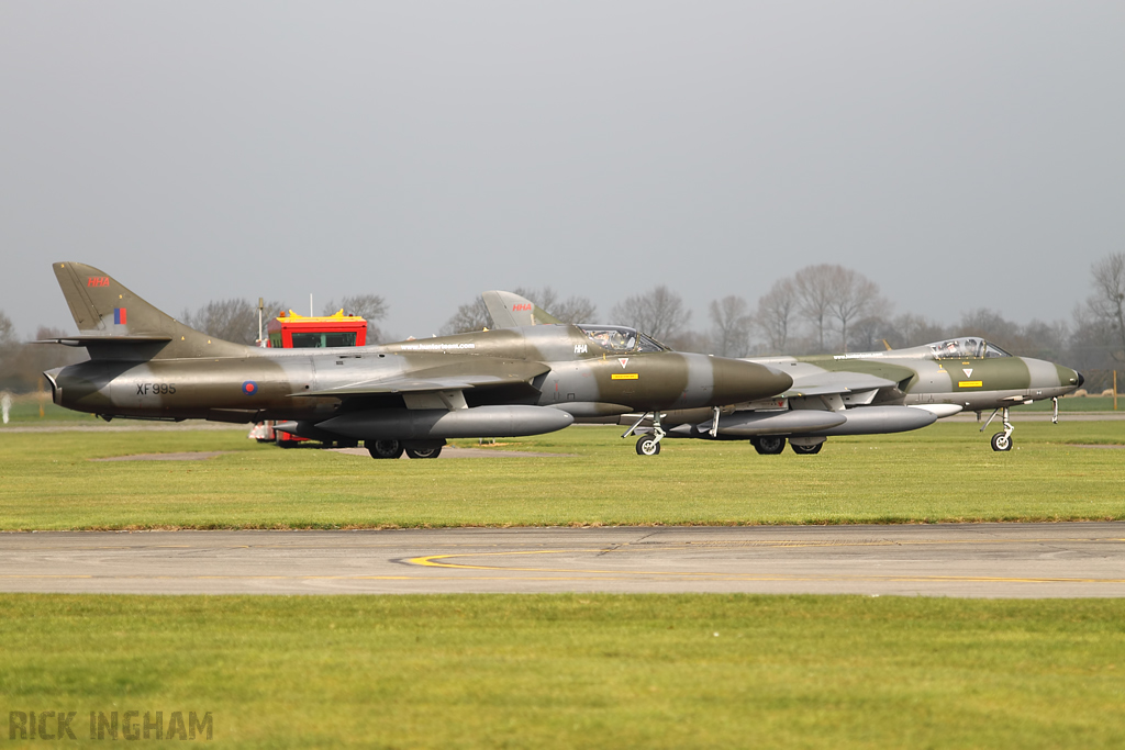 Hawker Hunter F58 - ZZ190 + Hawker Hunter T8B - XF995 - HHA