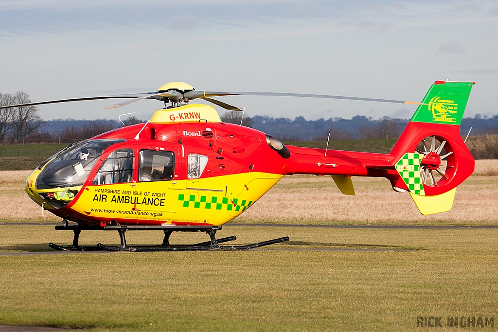 Eurocopter EC135 T2 - G-KRNW - Hampshire and Isle of Wight Air Ambulance