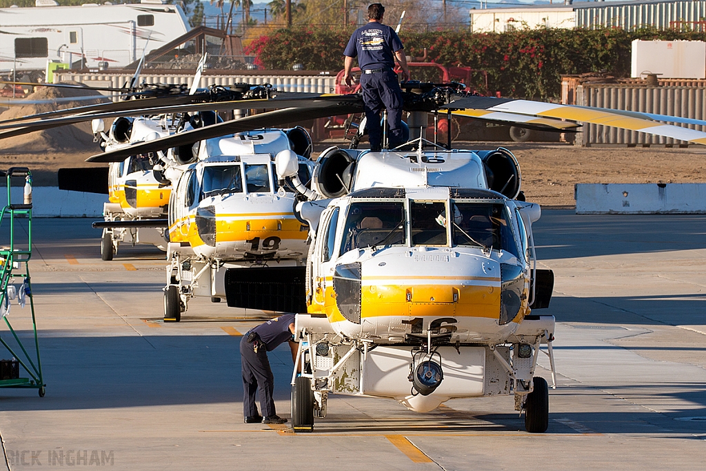 Sikorsky S-70A Firehawk - N15LA + N190LA + N160LA - LA County Fire Department