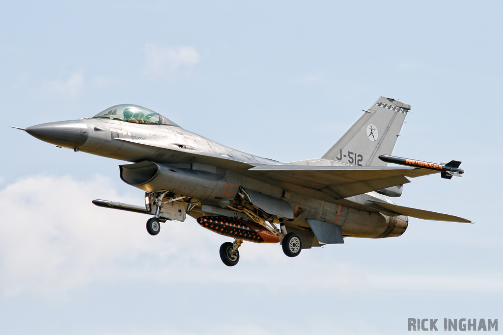 Lockheed Martin F-16AM Fighting Falcon - J-512 - RNLAF