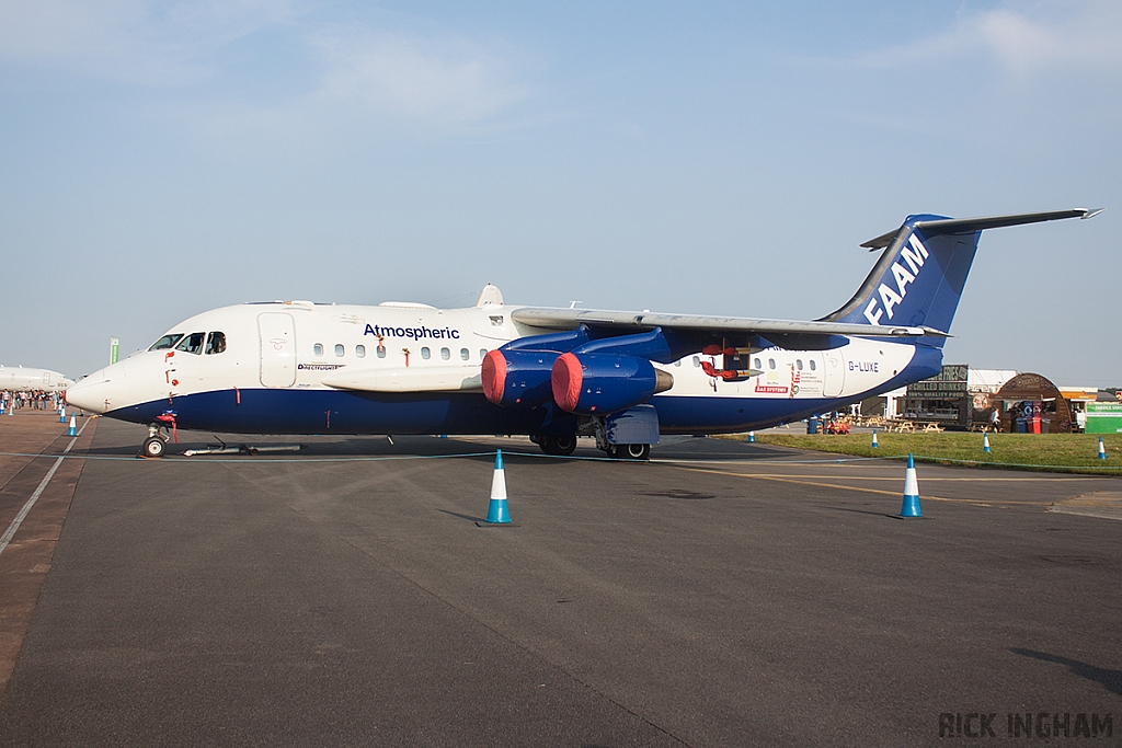 British Aerospace BAe 146-301ARA - G-LUXE - FAAM