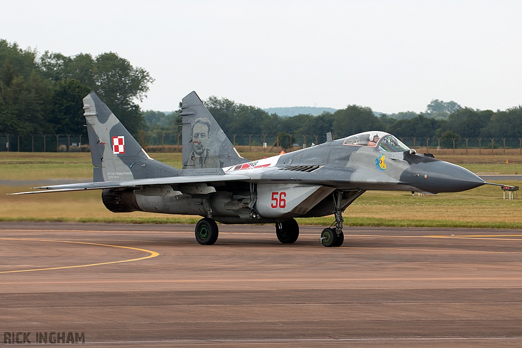 Mikoyan-Gurevich MiG-29A - 56 - Polish Air Force