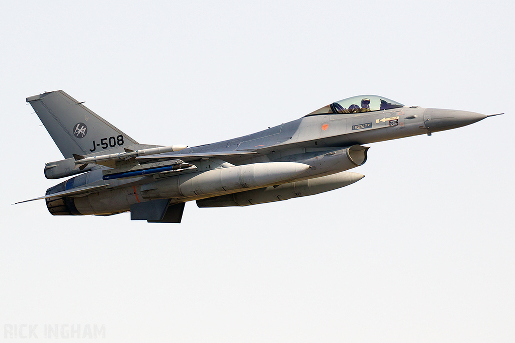 Lockheed Martin F-16AM Fighting Falcon - J-508 - RNLAF