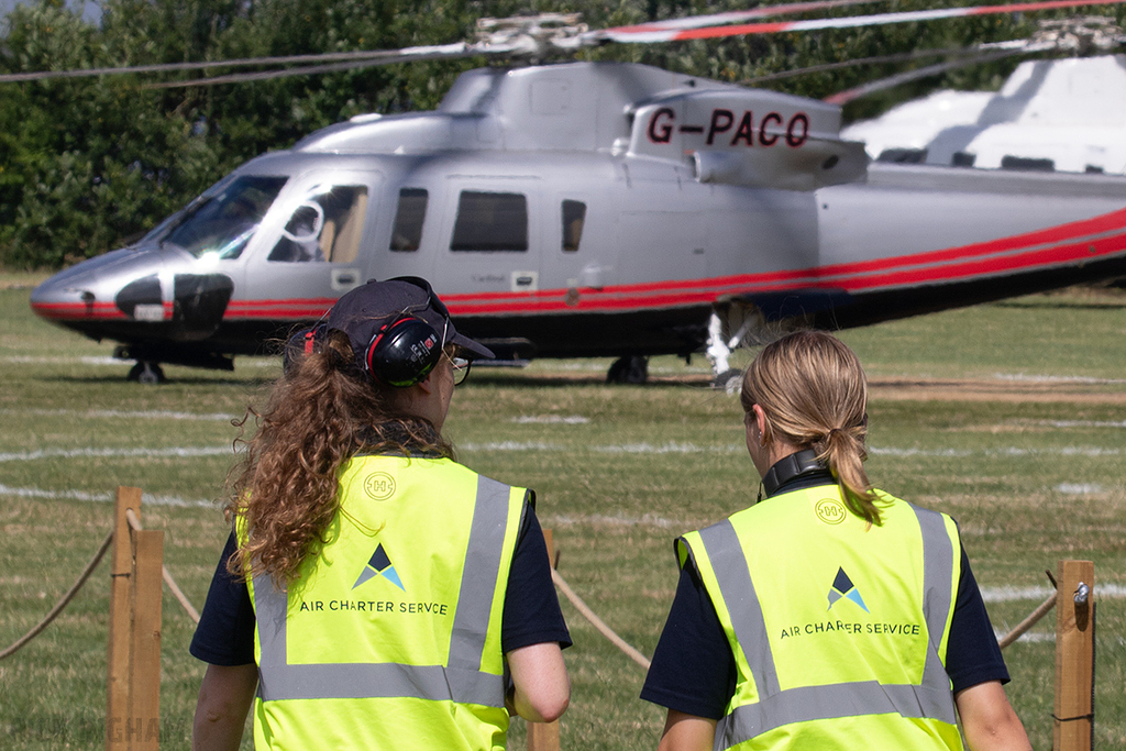 Helipad Team with Sikorsky S-76C - G-PACO