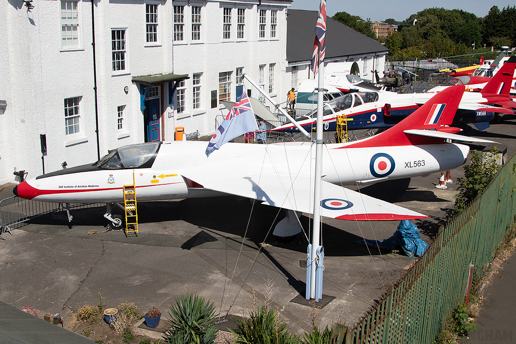 Hawker Hunter T7 - XL563 - Ex RAF Institute of Aviation Medicine