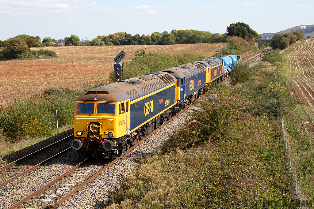 Class 57 - 57310 + 57305 + 57306 - GBRf