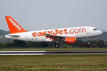 Airbus A319-111 - G-EZBD - EasyJet