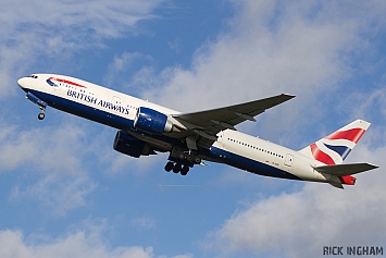 Boeing 777-236ER - G-VIIV - British Airways