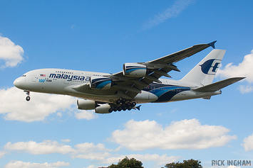 Airbus A380-841 - 9M-MNF - Malaysia Airlines