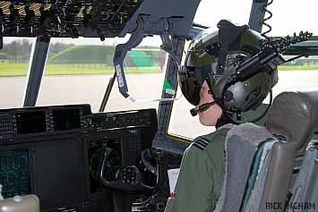 Cockpit of Lockheed C-130J Hercules C5 - ZH888 - RAF