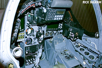 Cockpit of British Aerospace Sea Harrier T8 - ZD990/T90 - Royal Navy
