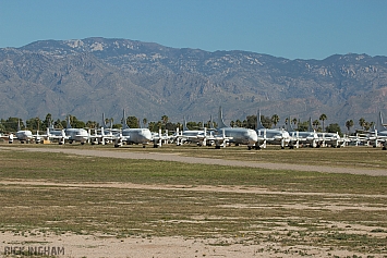 Lockheed P-3's at the AMARC Boneyard