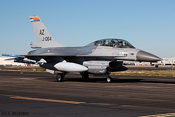 Lockheed Martin F-16B Fighting Falcon - J-064 - RNLAF
