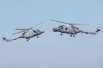 Westland Lynx HMA8 - XZ729/417 + Westland Lynx HAS3S - ZD250/630 - Royal Navy