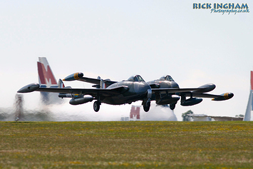 De Havilland Venom - WB470 + WK436 - RAF