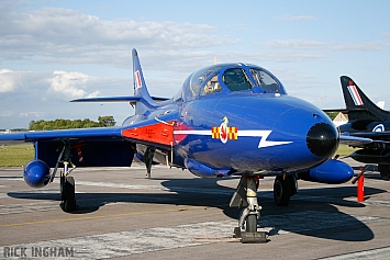 Hawker Hunter T7 - XL577/G-BXKF - RAF | Blue Diamonds