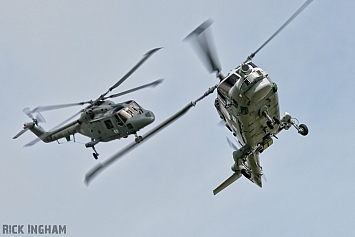 Westland Lynx HMA8 - ZF563 + Westland Lynx HAS3 - XZ237 - Royal Navy