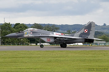 Mikoyan-Gurevich MiG-29 Fulcrum - 56 - Polish Air Force