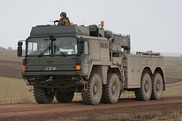 MAN HX60 recovery vehicle - British Army