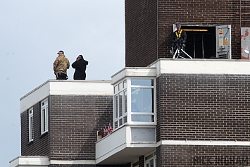 Snipers on top of UK high rise flats
