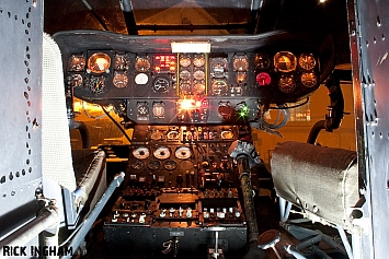 Cockpit of Westland Puma HC1 - XW241 - Royal Aircraft Establishment (RAE)