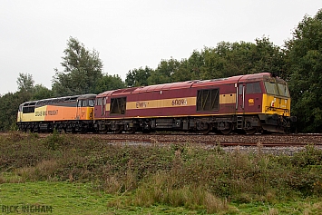 Class 60 - 60096 - EWS + Class 56 - 56302 - Colas Rail