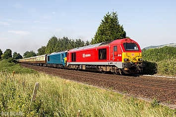 Class 67 - 67015 + 67003 - DB Schenker
