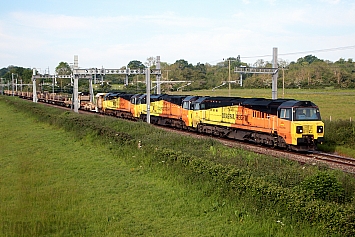 Class 70  - 70802 + 70816 + 70809 - Colas Rail