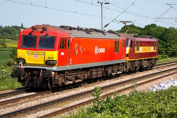 Class 92 - 92042 - DB Schenker + Class 90 - 90035 - EWS
