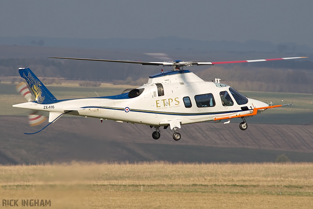 Agusta A109E Power - ZE416 - QinetiQ