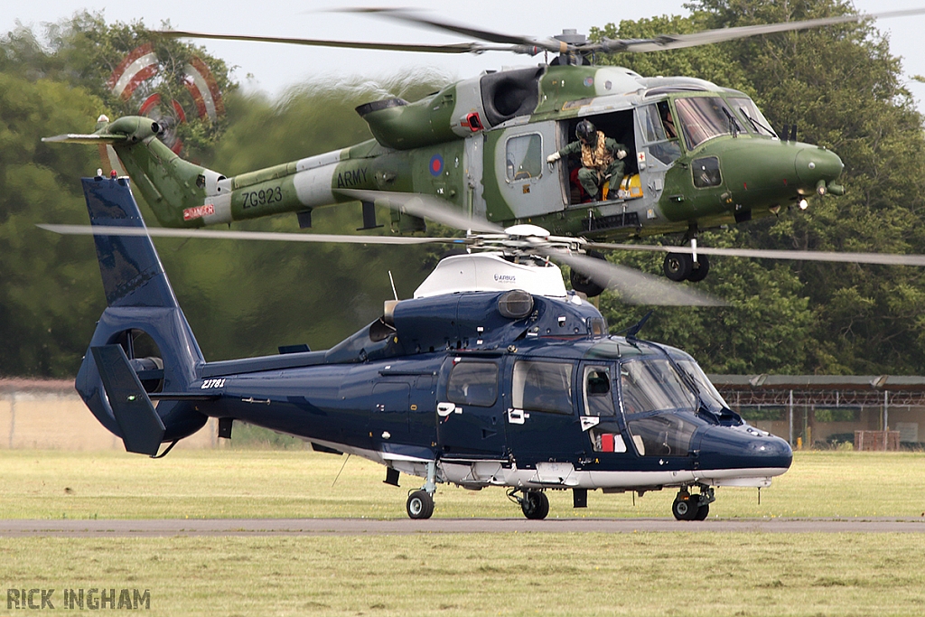 Eurocopter AS365 Dauphin II - ZJ781 - AAC + Westland Lynx AH9A - ZG923 - AAC