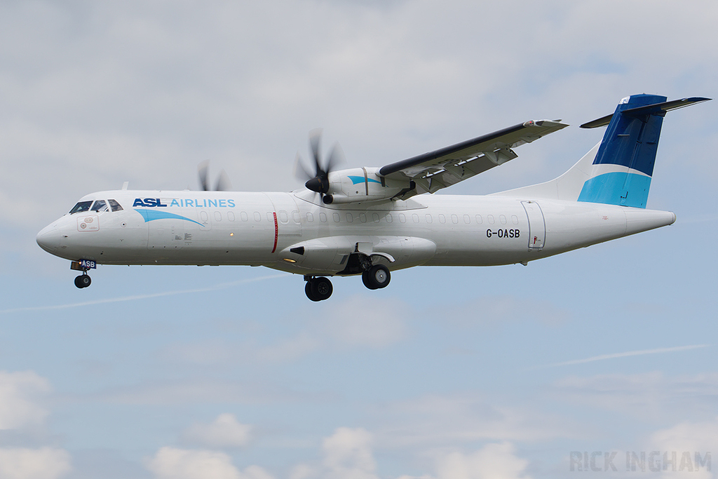 ATR 72-500F - G-OASB - ASL Airlines
