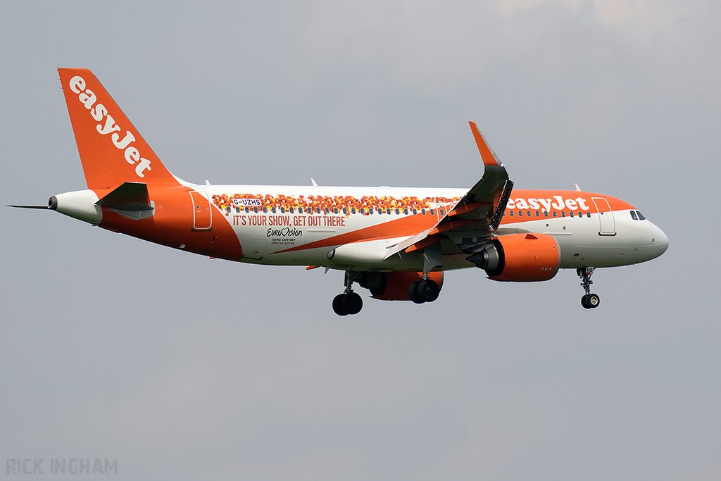 Airbus A320-251N - G-UZHS - easyJet