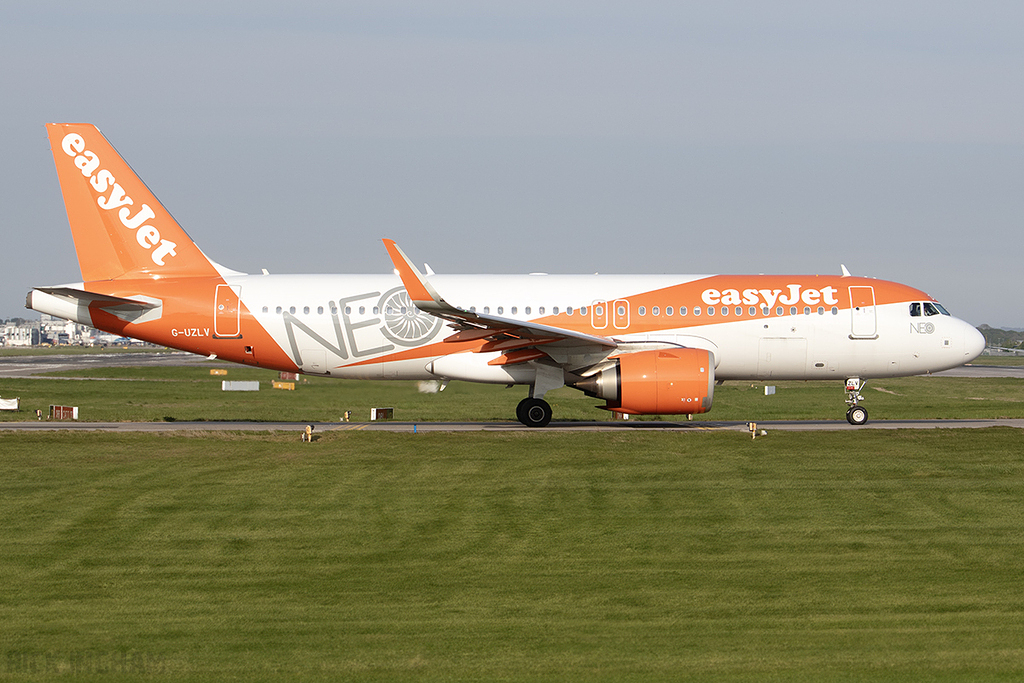Airbus A320-251N - G-UZLV - easyJet