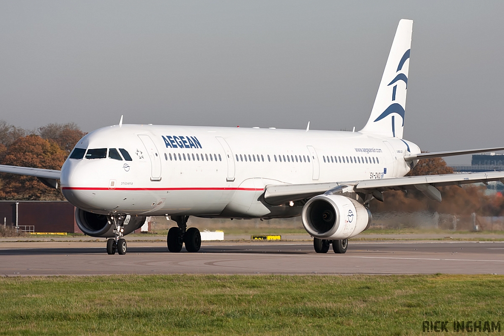 Airbus A321-231 - SX-DVO - Aegean Airlines
