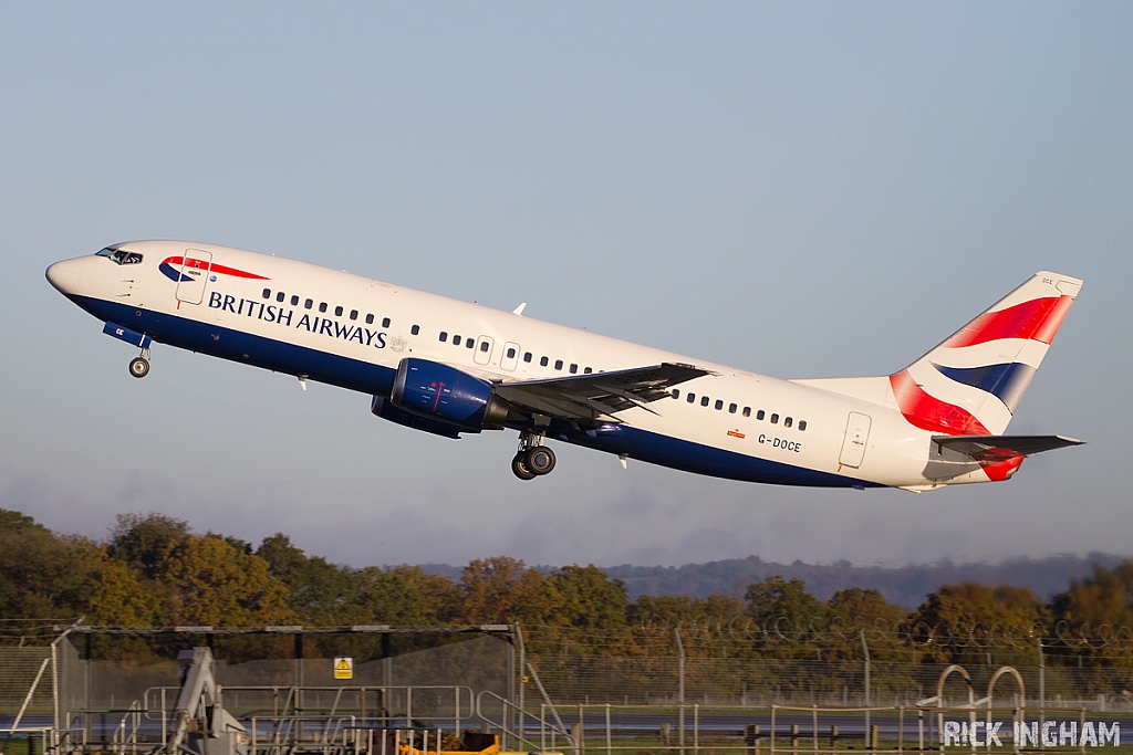 Boeing 737-436 - G-DOCE - British Airways