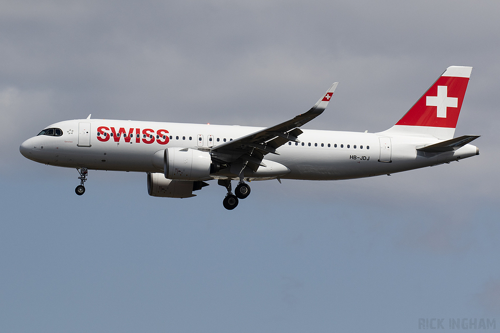 Airbus A320-271N - HB-JDJ - Swiss Airlines