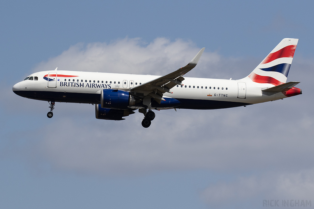 Airbus A320-251NSL NEO - G-TTNC - British Airways