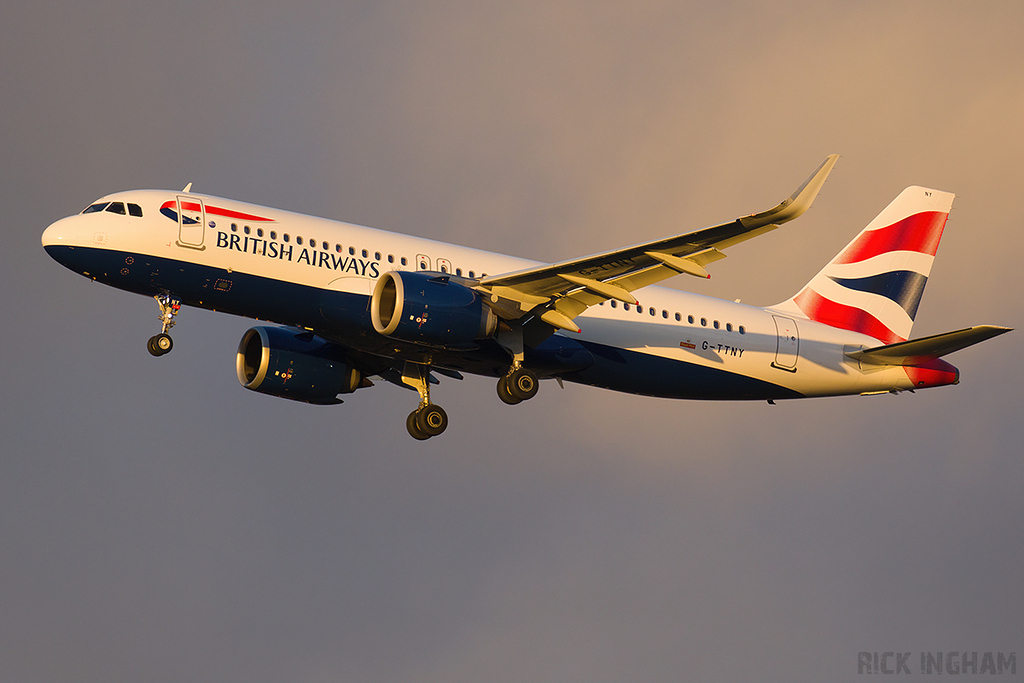 Airbus A320-251NSL NEO - G-TTNY - British Airways
