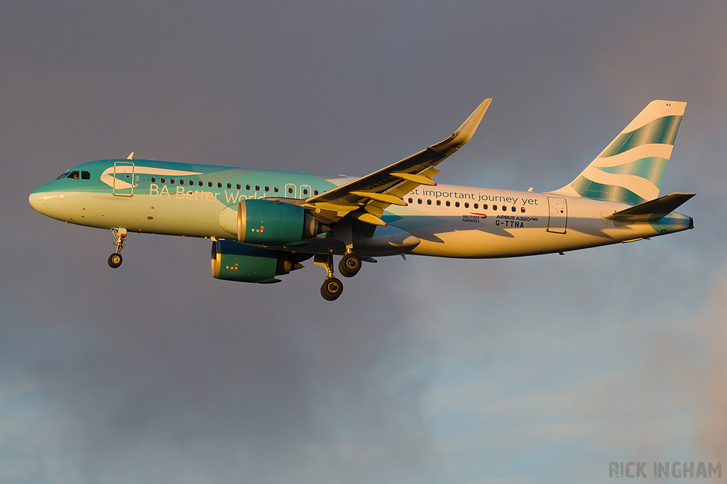 Airbus A320-251NSL NEO - G-TTNA - British Airways