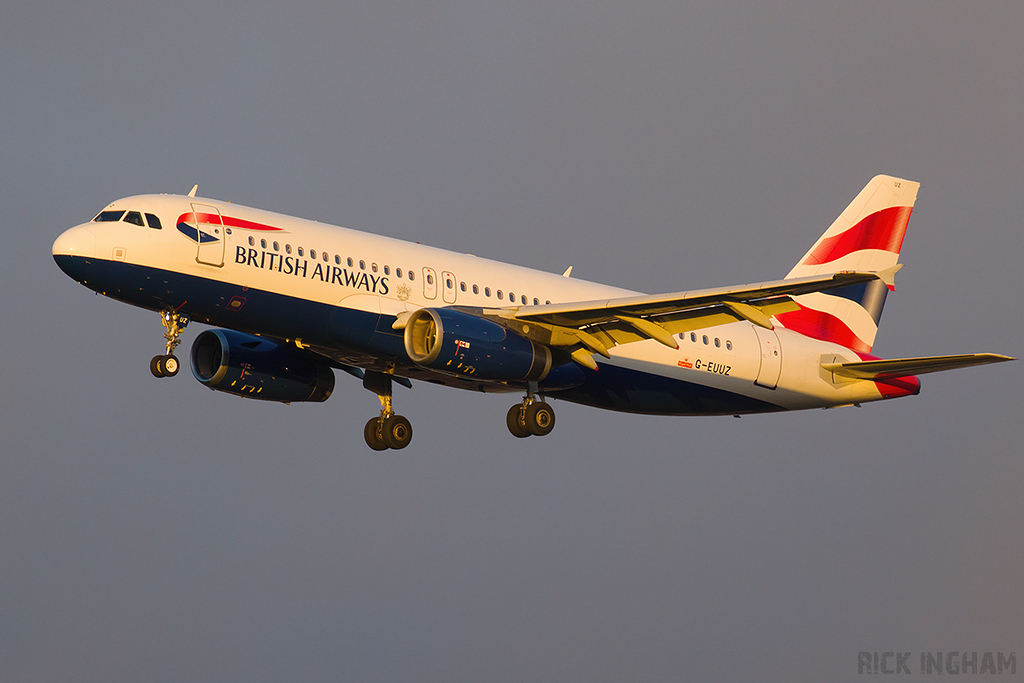 Airbus A320-232 - G-EUUZ - British Airways