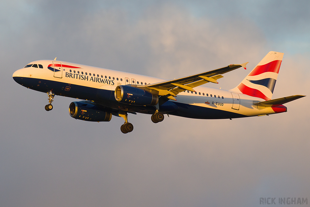Airbus A320-232 - G-EUUD - British Airways