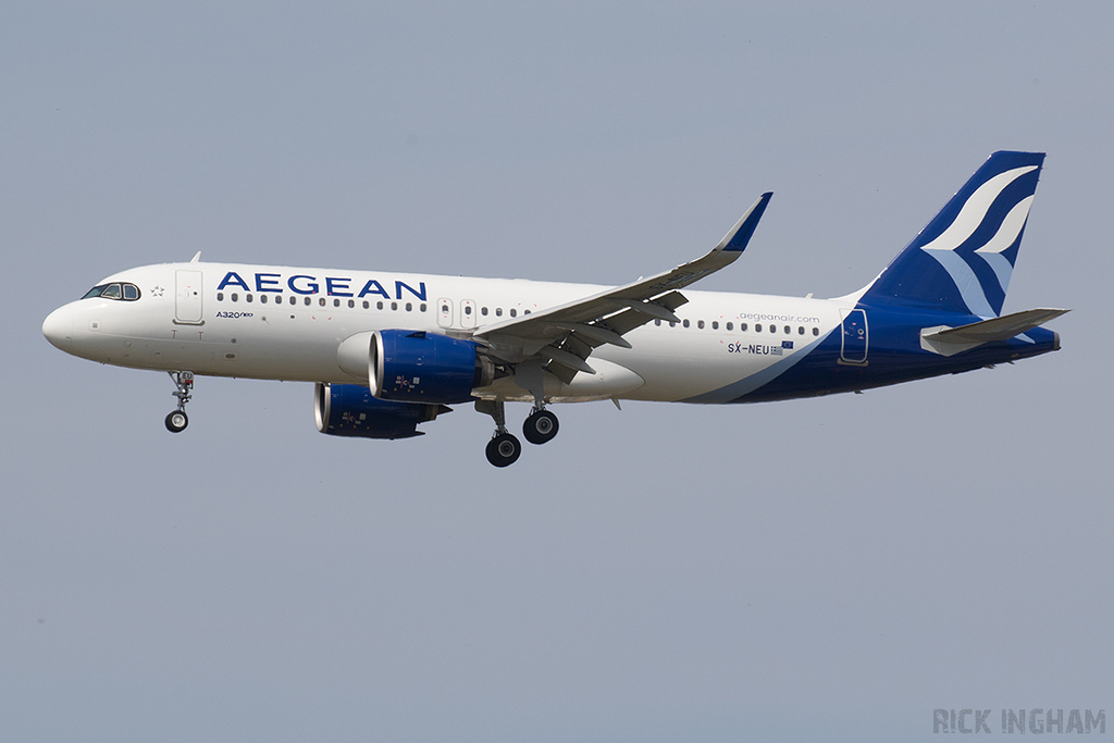 Airbus A320-271N - SX-NEU - Aegean Airlines