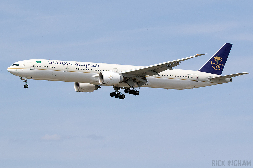 Boeing 777-3FGER - HZ-AK36 - Saudia