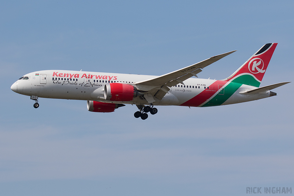 Boeing 787-8 Dreamliner - 5Y-KZB - Kenya Airways