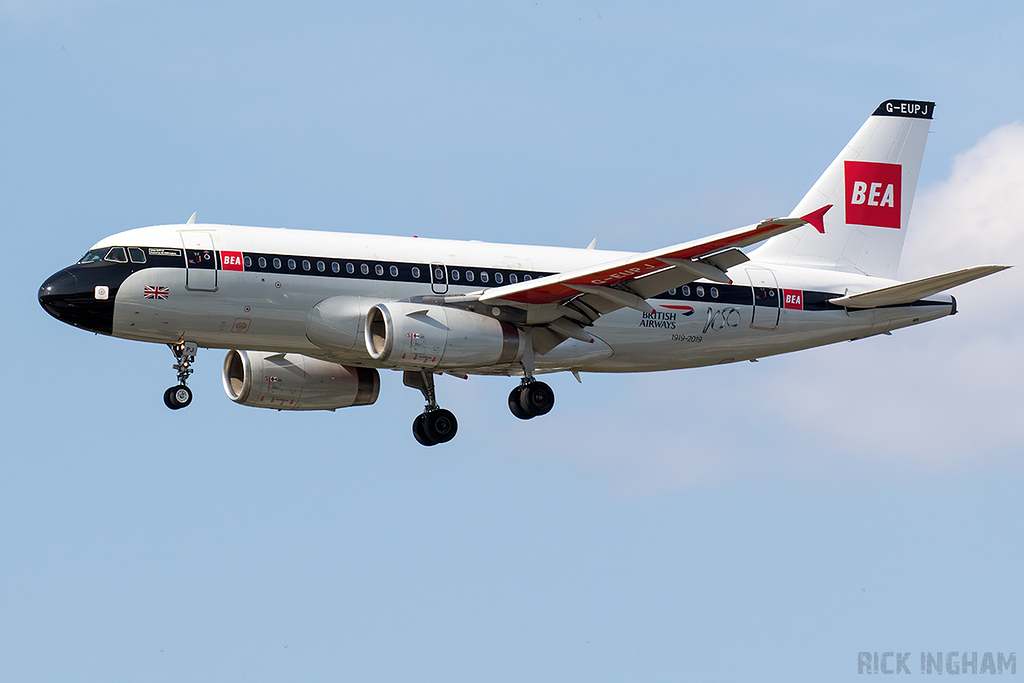 Airbus A319-131 - G-EUPJ - British Airways